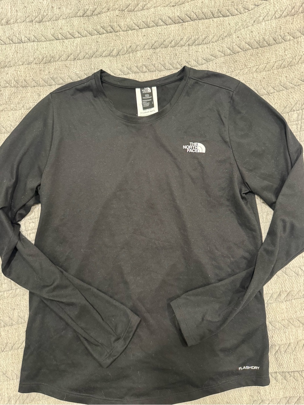 The North Face Women’s Black Long-Sleeve FlashDry Crew